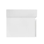 Koupelnová skříňka s umyvadlem SAT B-WAY 119x30x45 cm bílá lesk BWAY120WU2 BWAY120WU2