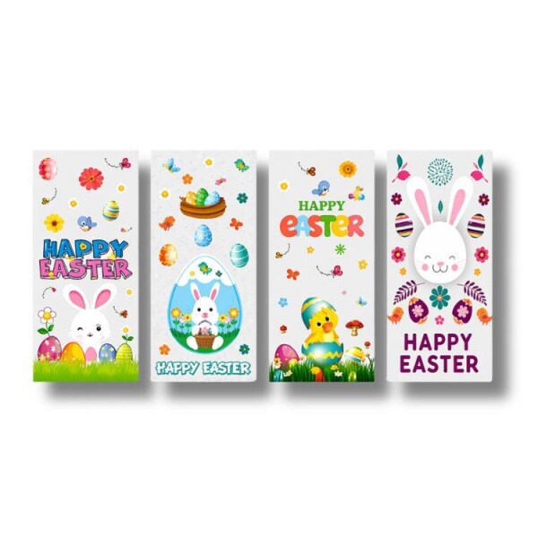 Dortisimo Celofánový sáček Velikonoce 12,5 x 27 cm (12 ks)