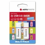 AgfaPhoto USB 3.0 64GB 2ks bílá / Flash Disk / USB-A 3.0 (10556)