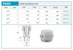 NOVASERVIS - Ventil odvzdušňovací ruční 1/4" RA502/8