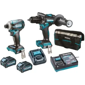 Makita MDK0114G201 / Aku příklepová vrtačka + Aku rázový utahovák / 40V / 2x 4Ah (MDK0114G201)