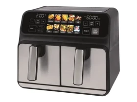 ProfiCook PC-FR 1287 / Duální horkovzdušná fritéza / 2200W / 8l / 50°C - 200°C (4006160128703)