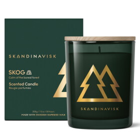 Skandinavisk SKOG Gold 200 g - SKANDINAVISK Vonná svíčka ve skle SKOG Gold (les) 200 g – speciální edice, zelená barva