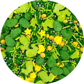 Dortisimo 4Cake Cukrové zdobení žluté a zelené Spring Friends (70 g)