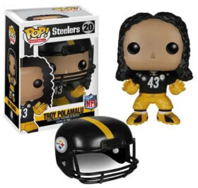 Funko Figurka POP! Troy Polamalu #43 Pittsburgh Steelers NFL s helmou