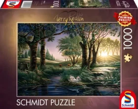 SCHMIDT Puzzle Terry Redlin - Ranní kouzlo u rybníka