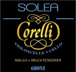 Savarez 680M Corelli Solea Cello Set - Medium