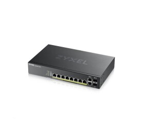 Zyxel GS2220-10HP 10-port L2 Managed Gigabit PoE Switch, 8x gigabit RJ45, 2x gigabit RJ45/SFP, PoE 180 W EDF_311825