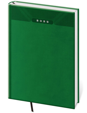 Týdenní diář 2025 B5 Print Classic zelený