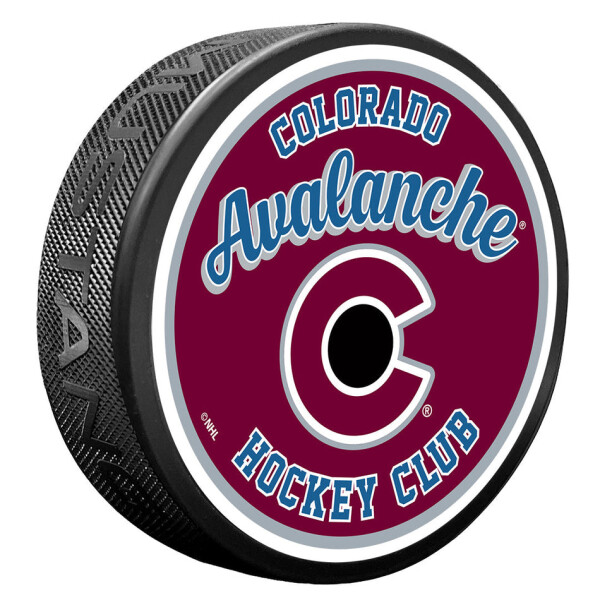 Mustang Puk Colorado Avalanche NHL Retro Script