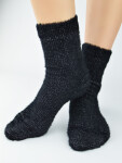 Ponožky Noviti SB079 Fluffy Smooth Lurex 36-41 káva 36-41