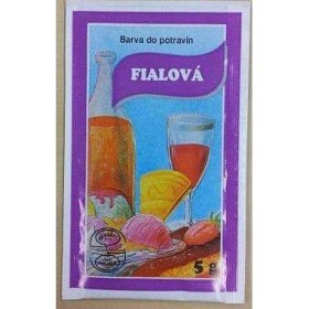 Potravinářská barva prášková (5 g) Fialová