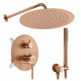 REA - Podomítková sprchová sada Foss Clif Brush Copper + BOX REA-P5649