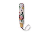 Rifle Paper Co. Skládací deštník Dahlia, růžová barva, kov, plast, textil