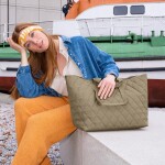 Taška přes rameno Reisenthel Classic shopper XL Rhombus olive