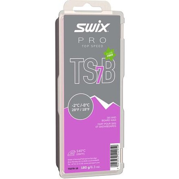 Swix TS07B Top Speed skluzný vosk 180 g