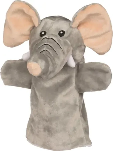GOKI Maňásek Slon - Africká zvířata 27,5 cm