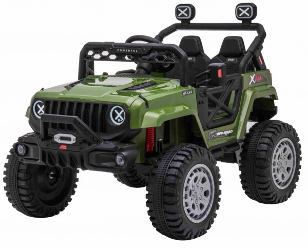 Mamido Elektrické autíčko jeep Off-road Speed 4x4 zelené