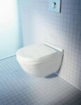 DURAVIT - Starck 3 Závěsné WC, Rimless, WonderGliss, bílá 25270900001