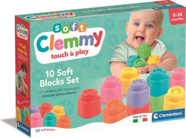 Soft Clemmy Sada 10 měkkých kostek