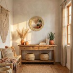 Tutumi - Nástěnné zrcadlo Boho 36CM KLNA-MR01 HOM-02802