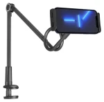 Wozinsky WTHBK5 černá / Držák na telefon a tablet / flexibilní / dlouhé rameno