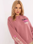 Mikina D10600T02695A tmavě růžová M