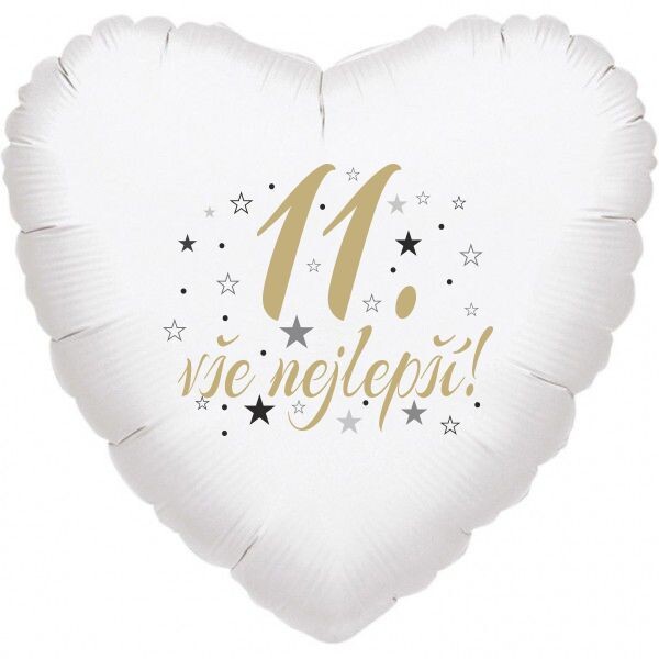 11. narozeniny balónek srdce balonky.cz 11. narozeniny balónek srdce balonky.cz