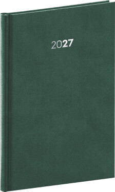 Týdenní diář 2027 Notique A5 Balakon zelený