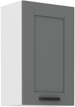 Horní skříňka Luna 45 G-72 1F Barva korpusu: Bílá, Barva dvířek: Dust Grey