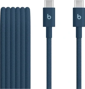 Beats kabel USB-C (M) - USB-C (M) 1.5 m modrá / opletený / 60W (MDGE4EE/A)