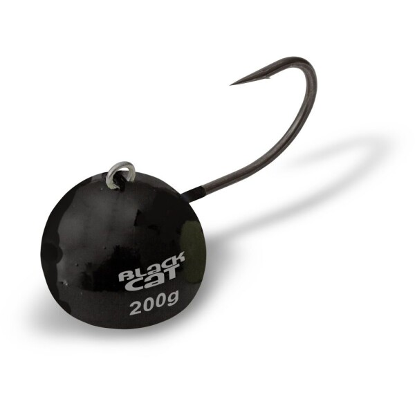 Black Cat Jigová hlava Fire-Ball černá - 200g,Black Cat Jigová hlava Fire-Ball černá - 200g