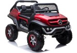 Mamido Dětské elektrické autíčko Mercedes Unimog 4x4 červené