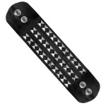 Náramek s cvočky černý punk