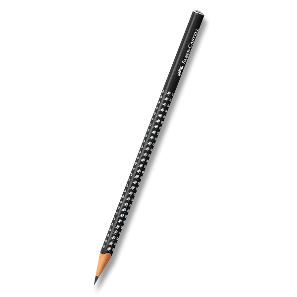 Grafitová tužka Faber-Castell Sparkle - perleťová černá, tvrdost B