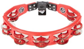 Latin Percussion Cyclops Tambourine Red w Mount