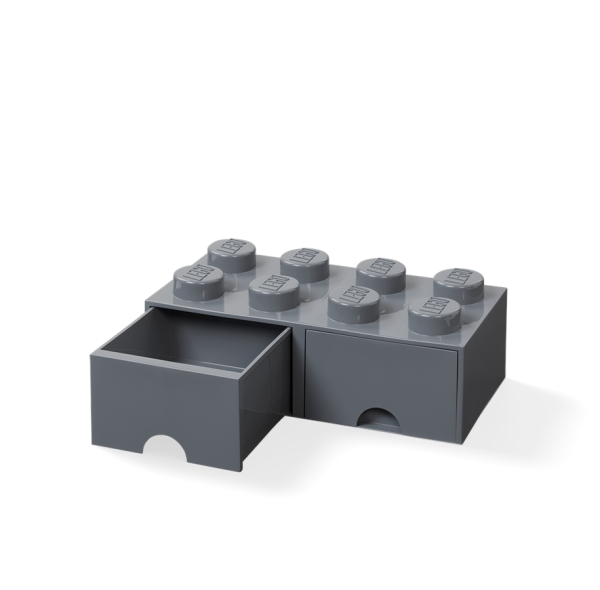 LEGO® úložný box tmavě šedá