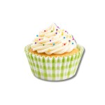 Dortisimo Košíčky na muffiny Kostičkované zelené (100 ks)