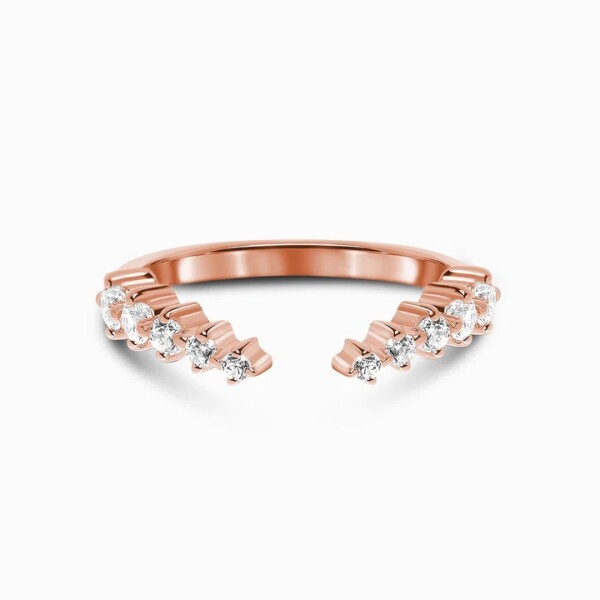 Royal Fashion prsten 14k zlato Vermeil GU-DR8351R-ROSEGOLD-TOPAZ Velikost: 10 (EU: 61-63)