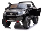 Mamido Dětské elektrické autíčko Toyota Hilux 4x4 lakované černé