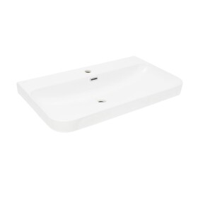 Nábytkové umyvadlo SAT Fusion 81x46 cm otvor pro baterii uprostřed SATFUS8046 SATFUS8046