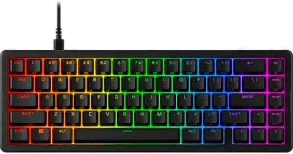 HyperX Origins 2 65 černá / Herní klávesnice / Mechanická / RGB / US / USB-A
