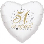51. narozeniny balónek srdce Balonky.cz 51. narozeniny balónek srdce Balonky.cz