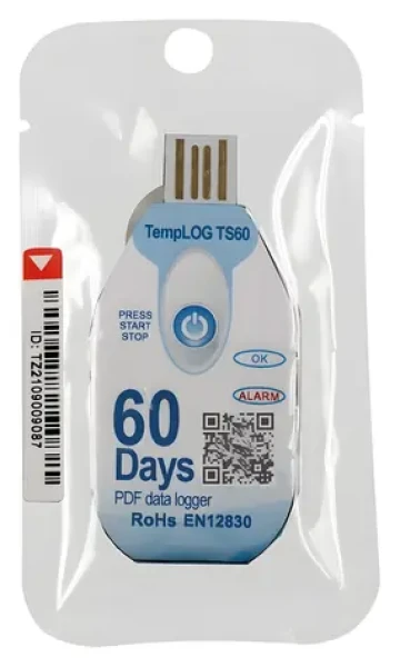 TFA 31.1062.02 TempLOG TS60 / Datalogger teploty / jednorázový / 60 dní / USB / IP67