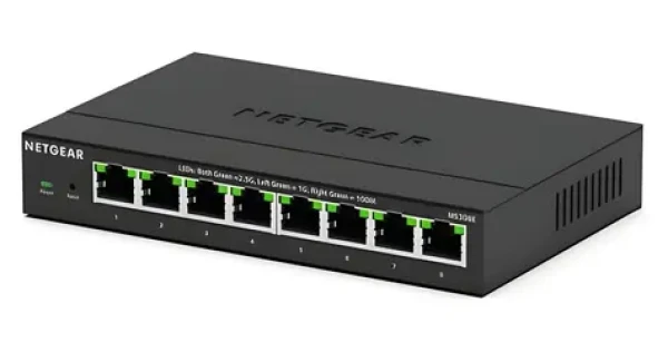 Netgear MS308 / Switch / 8-port 2,5G Multi-Gigabit / Unmanaged / kovové provedení (MS308E-100EUS)