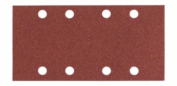 BOSCH Expert C430 2608605308 / Sada brusných papírů na dřevo a barvu s otvory / Zrnitost 180 / 93x186mm / 8 otvorů/ 10ks (2608605308)