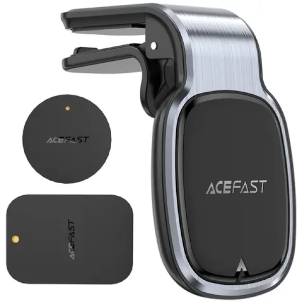 Acefast D16 šedá / Držák do ventilace auta / Magnetický / bez MagSafe