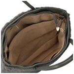 Trendy dámská plyšová kabelka do ruky Lynden, tmavě šedá