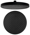 SAPHO - Hlavová sprcha, průměr 255, silikon trysky, ABS/černá mat SK151B