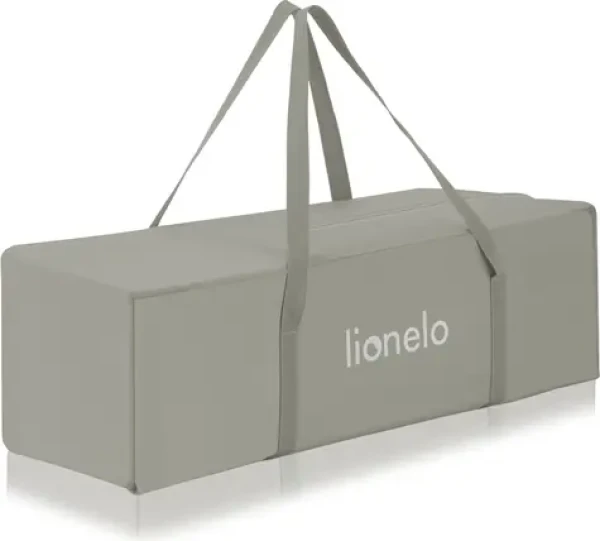 LIONELO Postýlka cestovní Flower 2v1 Cappuccino / 2v1 – ohrádka / matrace 120x60 cm / skládací s taškou (LO-FLOWER CAPPUCCINO)